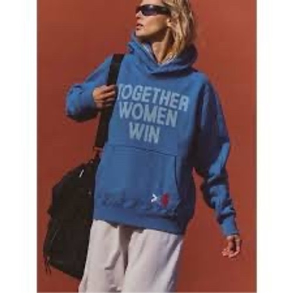 FP Movement x TOGETHXR A Cut Above Hoodie Together Women Win Vintage Blue XS